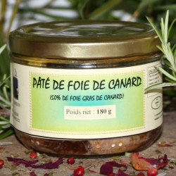 Pâté de foie de Canard - 50% Foie Gras 180 g
