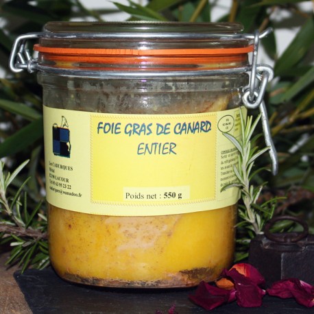 Foie Gras de canard entier 550 g