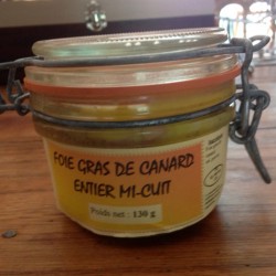 Foie gras de canard mi cuit 130 g